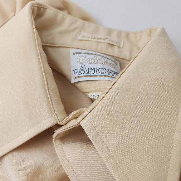 70s Golden Arrow Button Up L - Picture 4 of 8